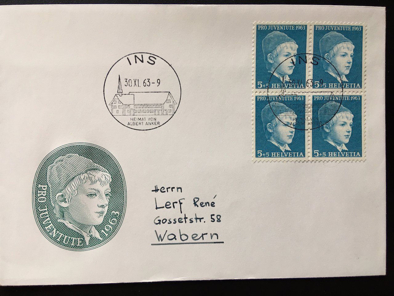 Tutti i francobolli: Lot 5 diverse Belege 1963-68 – Usato da Nesslau venduto da zueri6 1