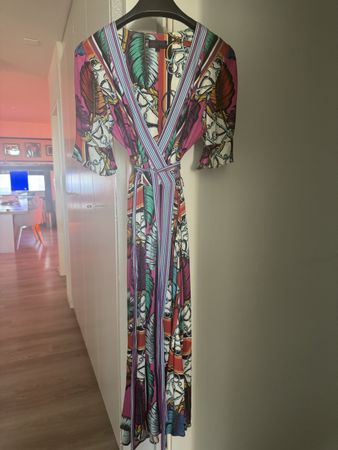 Hale Bob Kleid Grösse M gemustert Wickeloptik