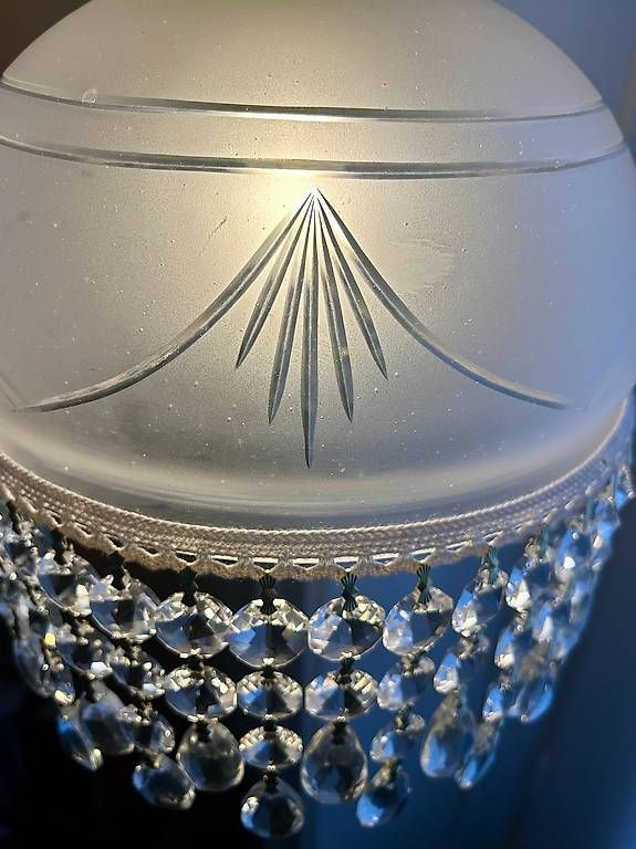 Kronleuchter & Deckenlampen: Kristall-Lampe UNIKAT / mit Handschliff-Schirm – Gebraucht aus St. Gallen von matasurf 2