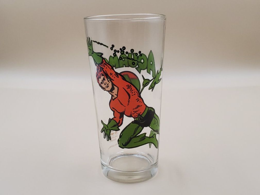 Pepsi Bicchieri: Verre de collection Aquaman, DC Comics – Usato da Rennaz venduto da La_malle_du_dauphin
