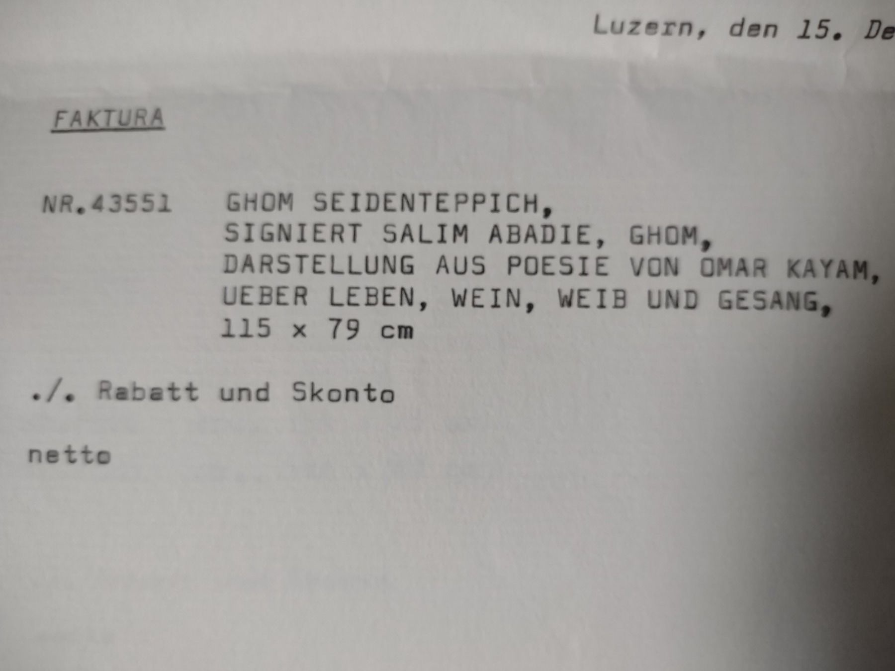 Teppiche: Schöner Ghom Seidenteppich, Wandteppich – Gebraucht aus Emmen von Luzs 6