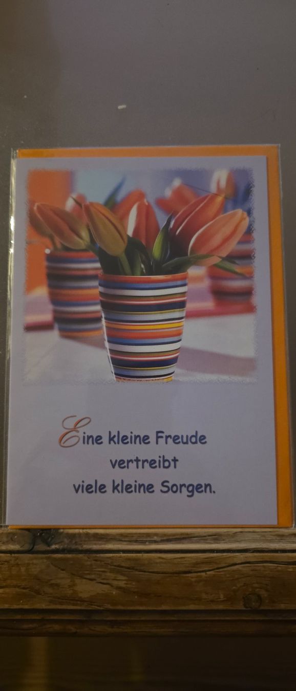 Karten: Grusskarte mit Umschlag – Neu und originalverpackt aus Illighausen von Sam_Schmidt