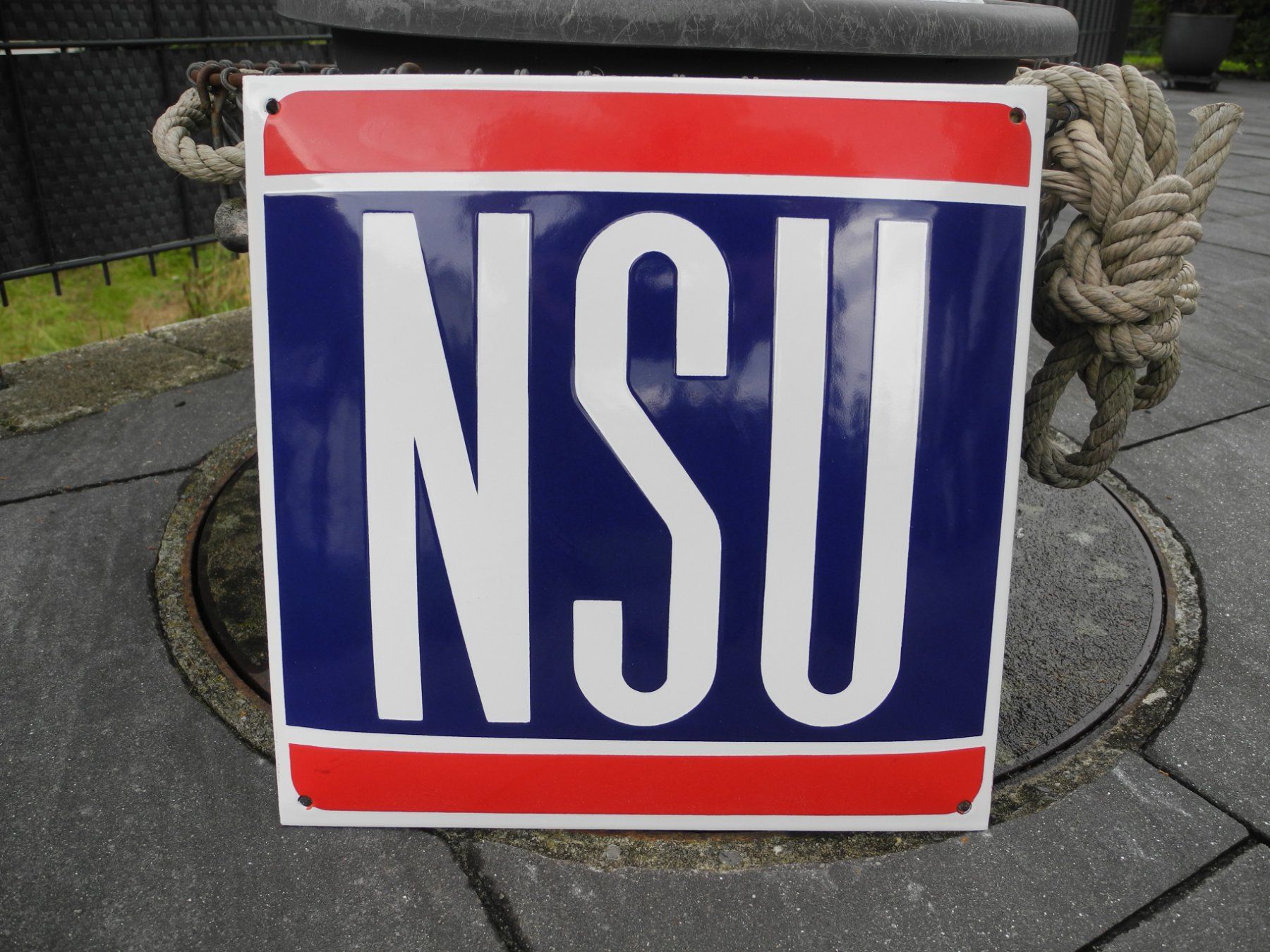 Insegne: NSU MOTORRAD EMAILLESCHILD – Nuovo (secondo la descrizione) da Reinach AG venduto da Huckleberrysix 1