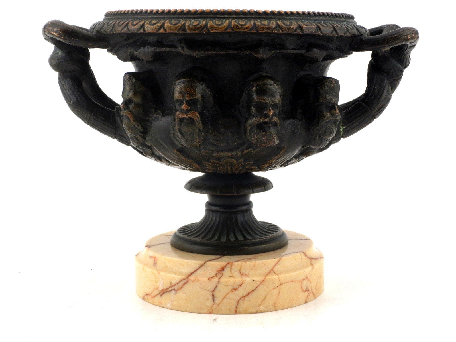Vasen & Gefässe: Coupe, vase de Warwick bronze marbre 19eme – Gebraucht aus Noville von ceram