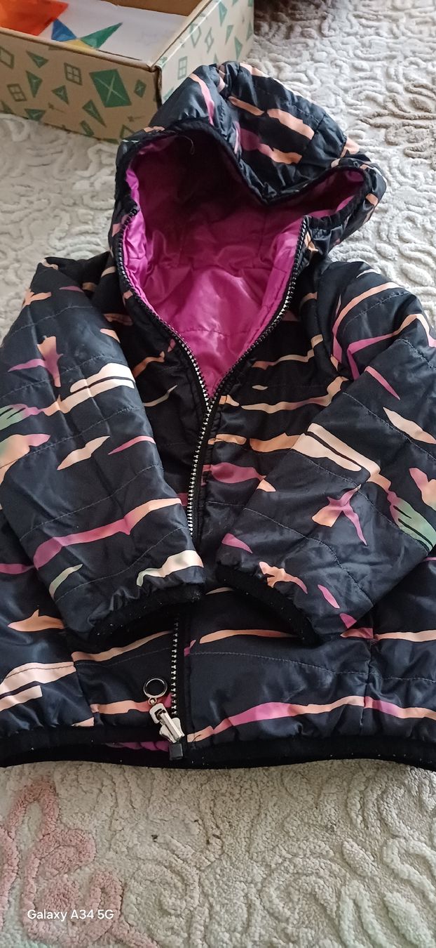 Giacche & Cappotti: Pinke Kinder Jacke, Grösse 92/98 – Usato da Riniken venduto da Lessy- 3