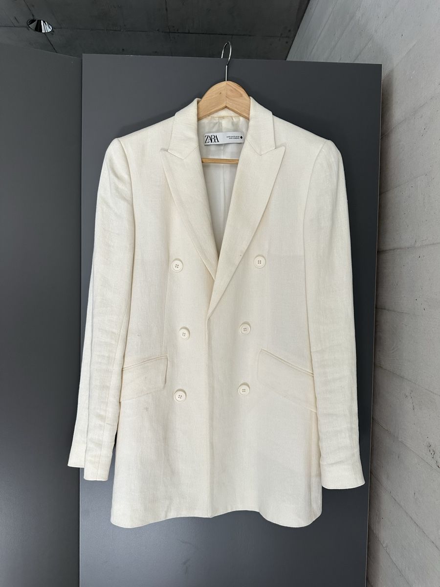 Zara Jacken: Zara Blazer aus Leinen – Gebraucht aus Horn von iva_gc6d