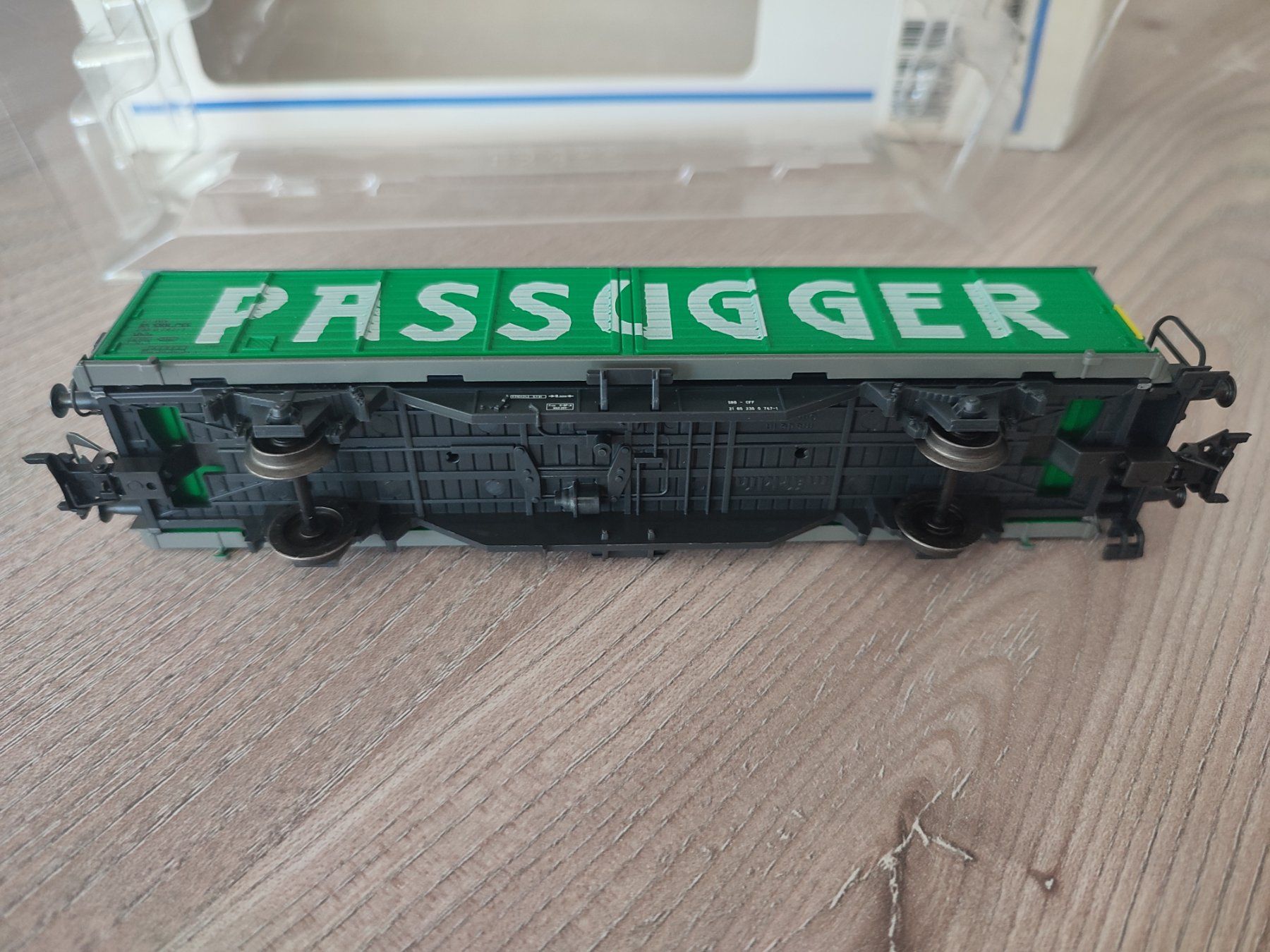 Märklin Modellini di ferrovie: Rhäzünser Güterwagen grün Passügger OVP – Nuovo (secondo la descrizione) da Röschenz venduto da elefant91 2
