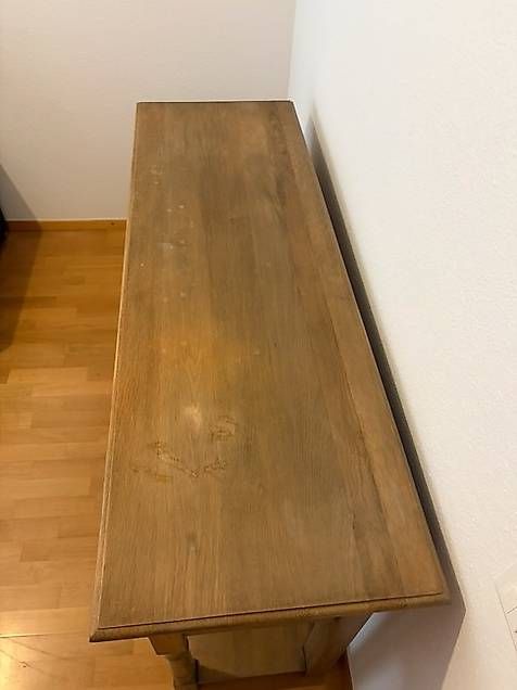 Commodes: Console / meuble dentrée Pfister en chêne massif – D'occasion à Lausanne par yeye3 4