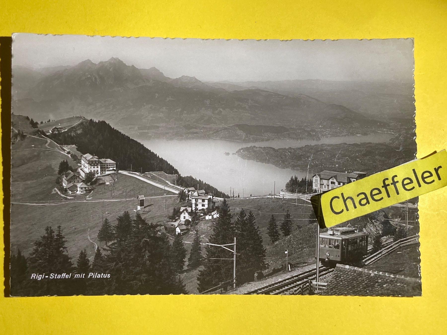Ansichtskarten: 1943 Rigi-Staffel mit Pilatus – Gebraucht aus Zürich von Chaeffeler