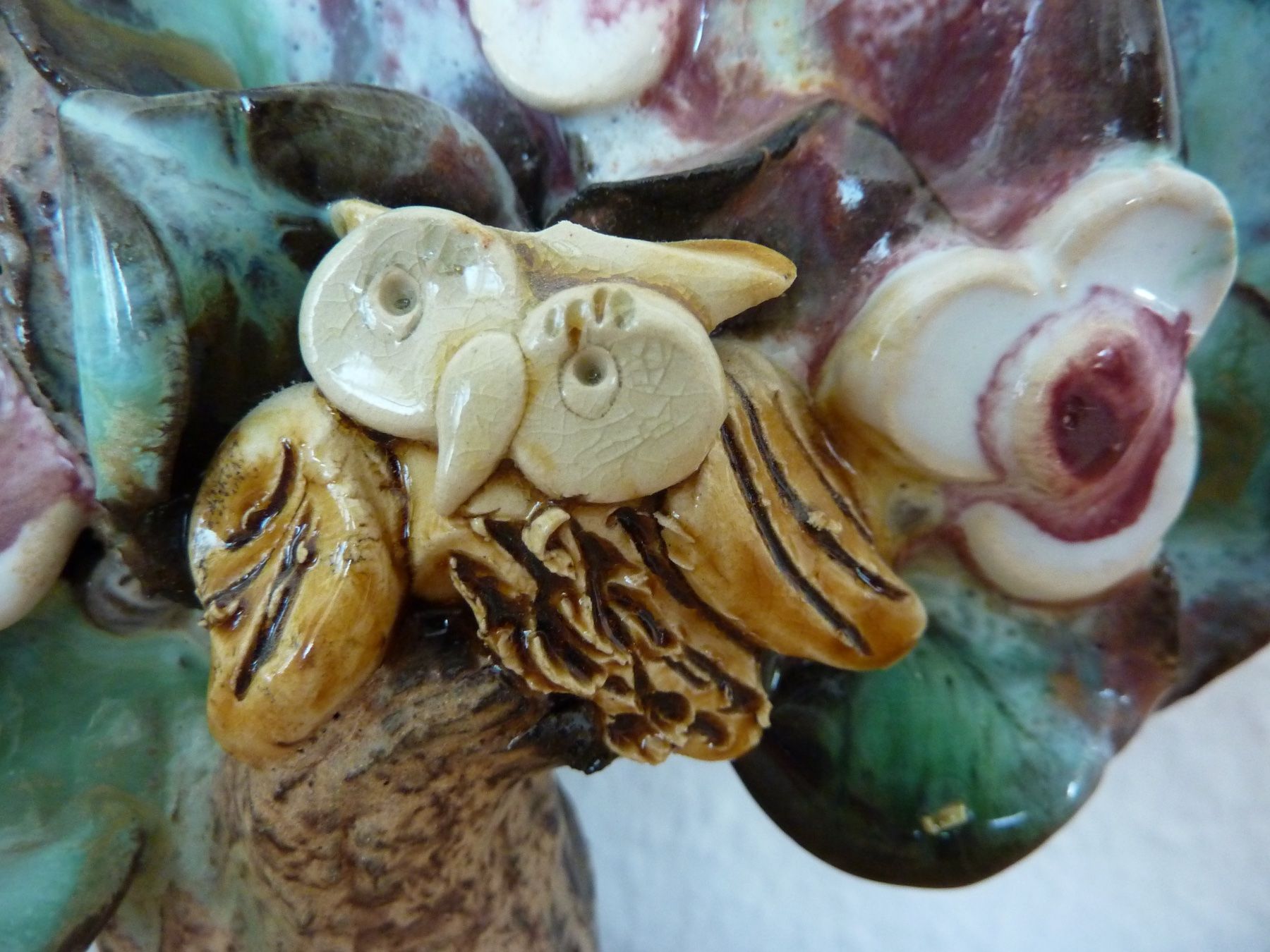 Tutte le decorazioni: 2 Keramikbilder Figurengruppen Baum Eule / Igel – Usato da Allschwil venduto da millefiori3 7