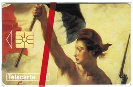 Telefonkarte Frankreich Liberté Delacroix originalverpackt