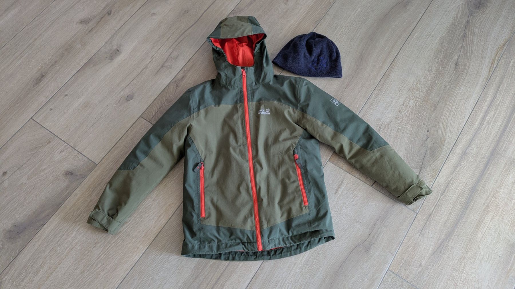 Jack Wolfskin Giacche & Cappotti: Jacke Jack Wolfskin 3 in 1 & Kappe – Usato da Staufen venduto da Fleby84