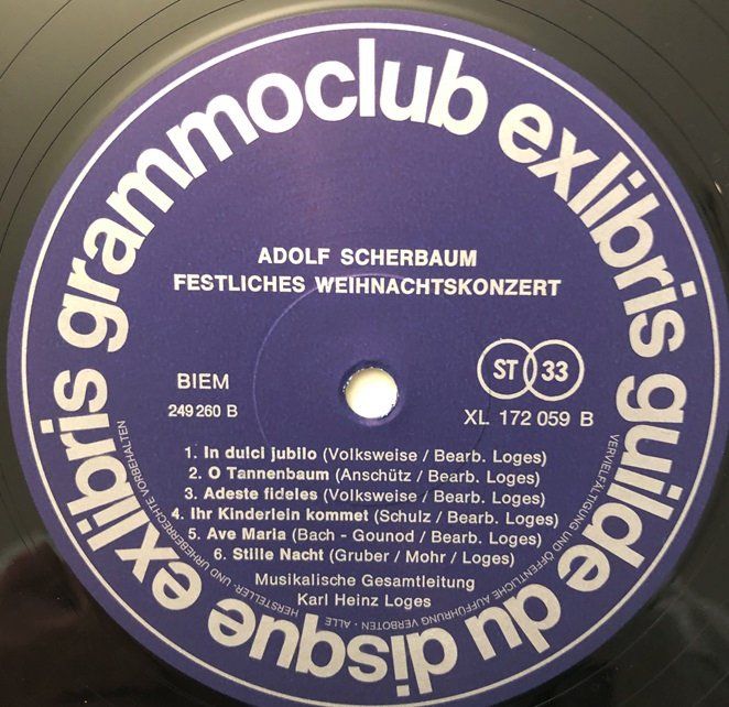 Dischi in vinile: Adolf Scherbaum - Festliches Weihnachtskonzert (LP) – Usato da Grüningen venduto da azulamarillo_vinyl 3