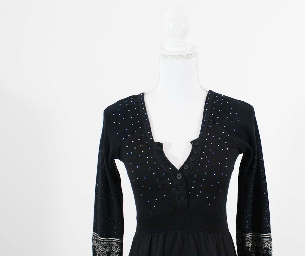 Desigual Vestiti: Desigual Kleid mit gestrickten Ärmeln Gr. S – Usato da Belp venduto da caramel-secondhand 1