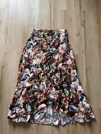Jupe longue imprimé floral EDITED 36 parfait été neuve  