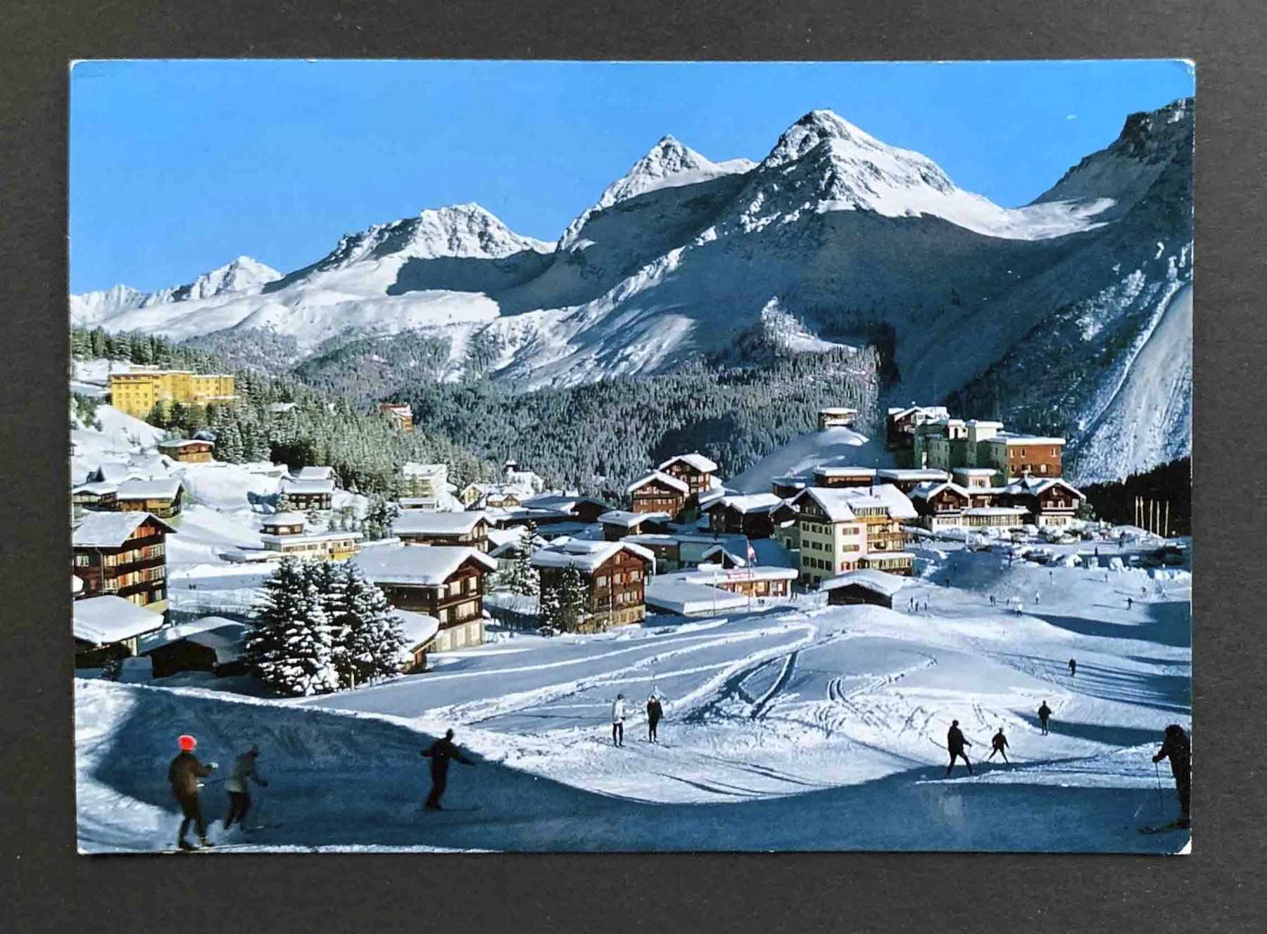 Cartoline postali: AK Inner Arosa  Hotel Hohenfels – Usato da Goldau venduto da artelier1