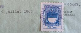 Timbre spécial du Canton de Fribourg