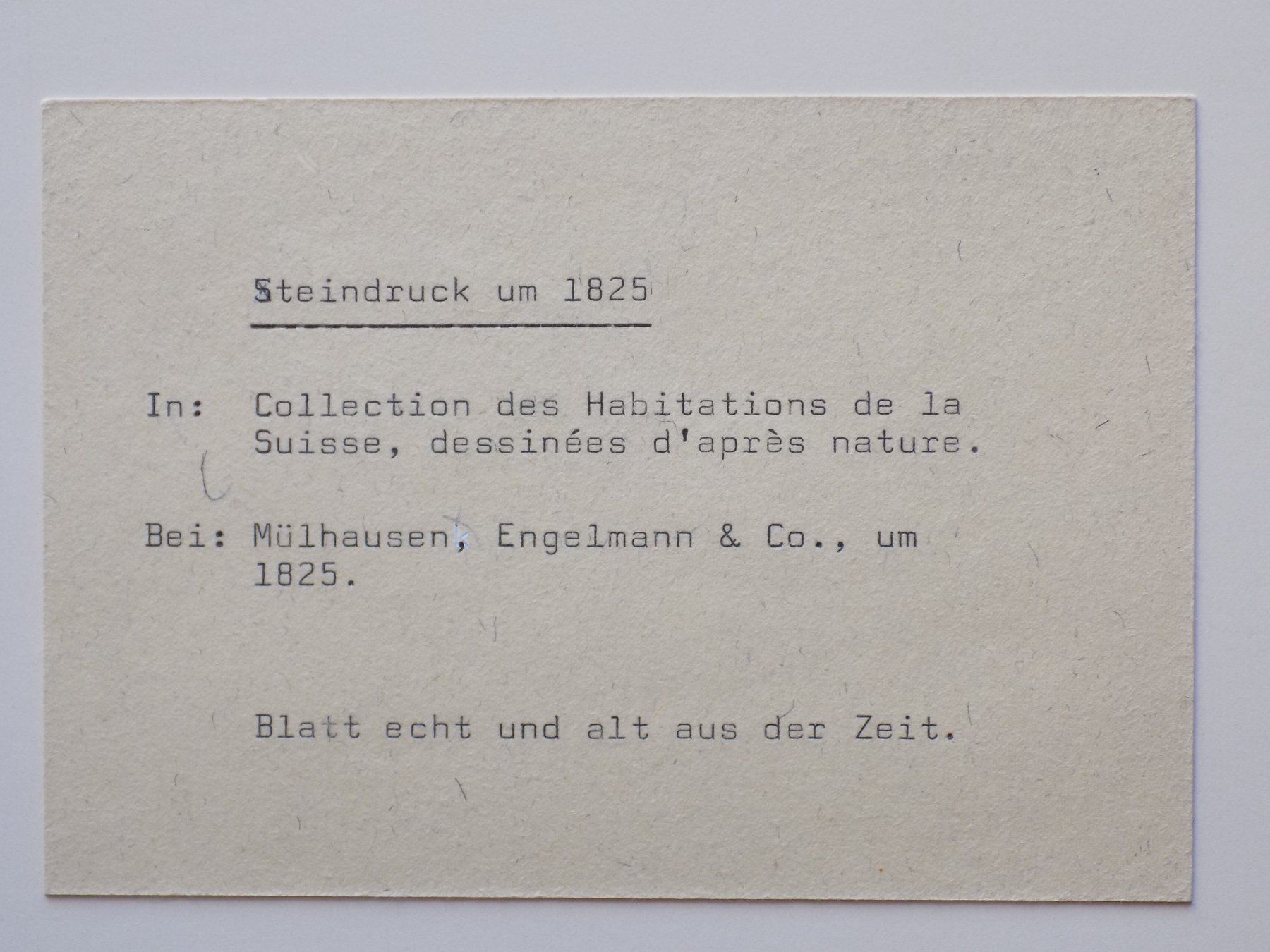 Stiche: Maison de Roche Engelmann – Gebraucht aus Risch von Antikfee 4