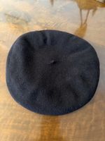 Chic Black Wool Beret, Classic French Style, Fall Fashion