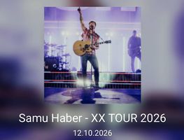  Samu Haber XX Tour 2026