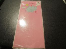 Karte Danke rosa/Elefant, neu