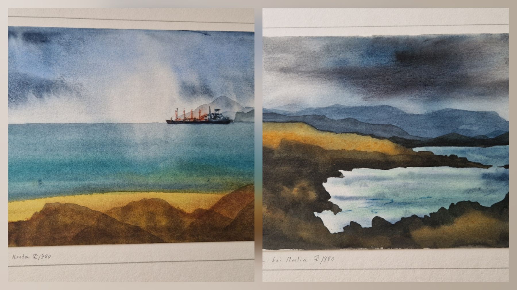 Gemälde: Mappe mit kl. Aquarellen – Gebraucht aus Wetzikon ZH von Oldieslover 6