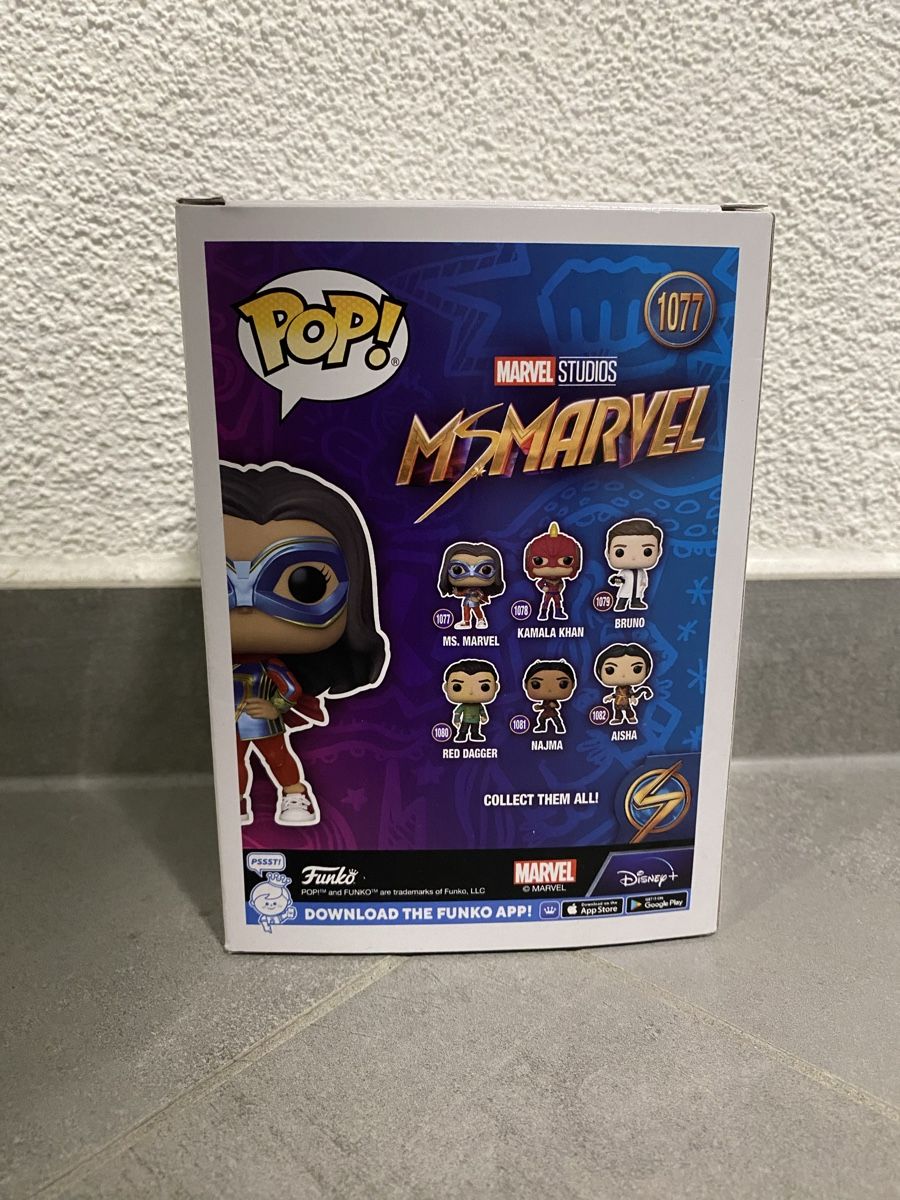 Funko Statuette: Funko POP ! Marvel ! : Ms Marvel (1077) – Nuovo (secondo la descrizione) da Bellach venduto da luc_srf8 2