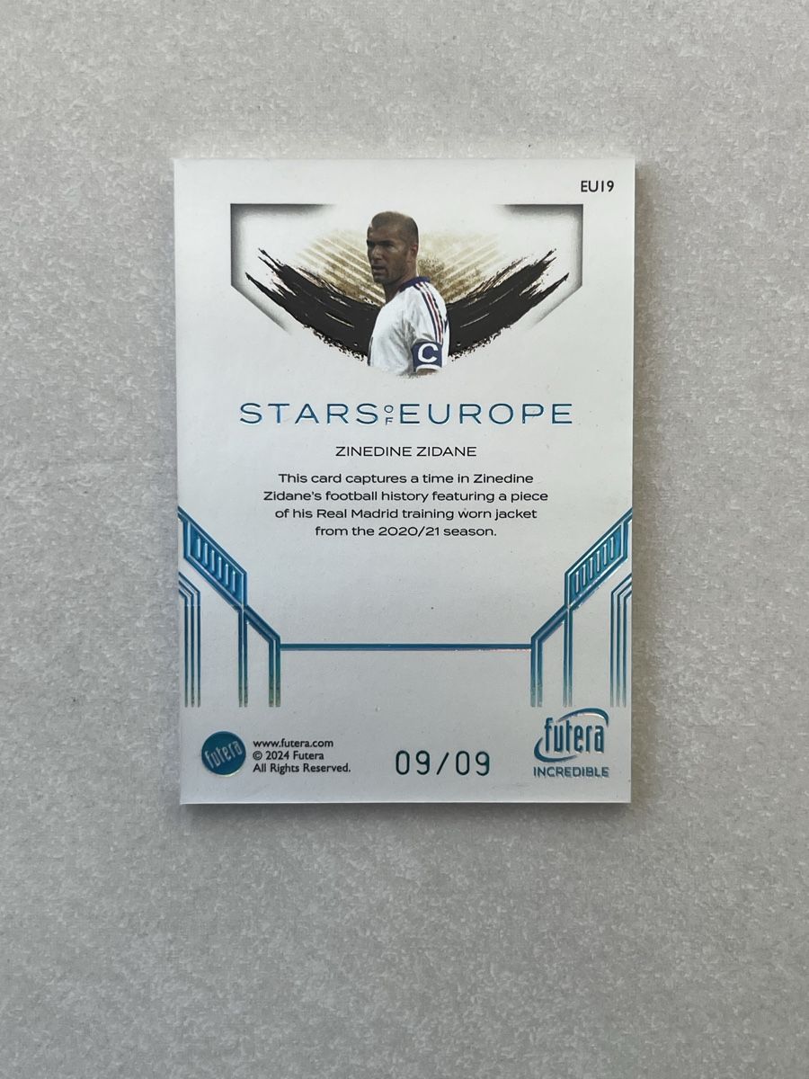 Sammelbilder & Trading cards: FUTERA Patch Zidane Real Madrid 9 of 9 – Gebraucht aus Moudon von AndreSR89 1