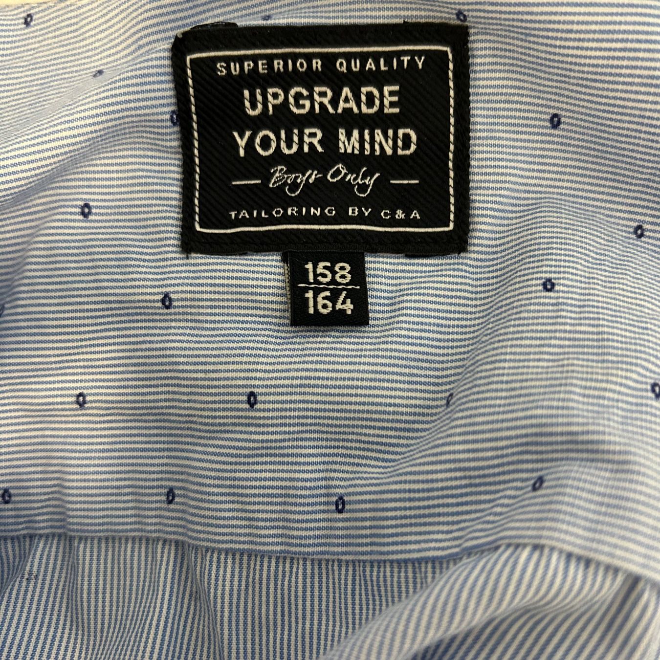 Camicie, T-shirt & Polo: Jungenhemd gestreift Gr. 152 – Usato da Opfikon venduto da ZDem 3