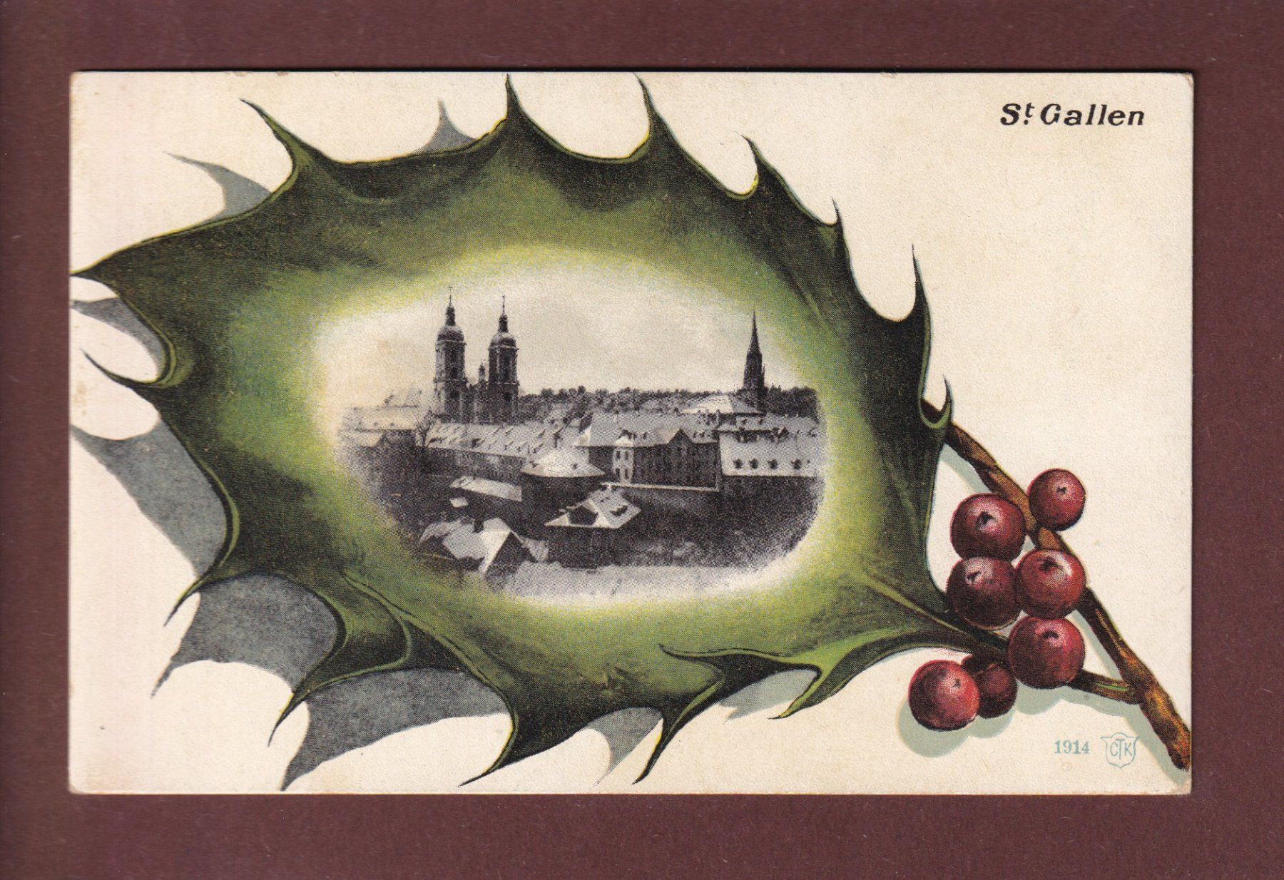 Ansichtskarten: ST. GALLEN – Gebraucht aus Pully von nicecards