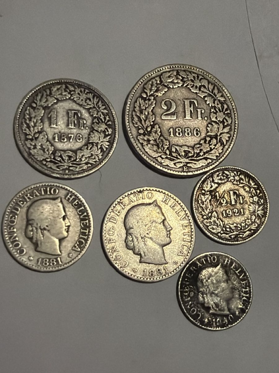 Tutti le monete: Suisse Silber Münzen  – Usato da Hittnau venduto da Pat_yl7f