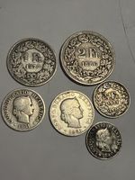 Suisse Silber Münzen 