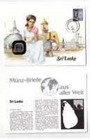 Sri Lanka_1986_Münzbrief mit Beschreibung