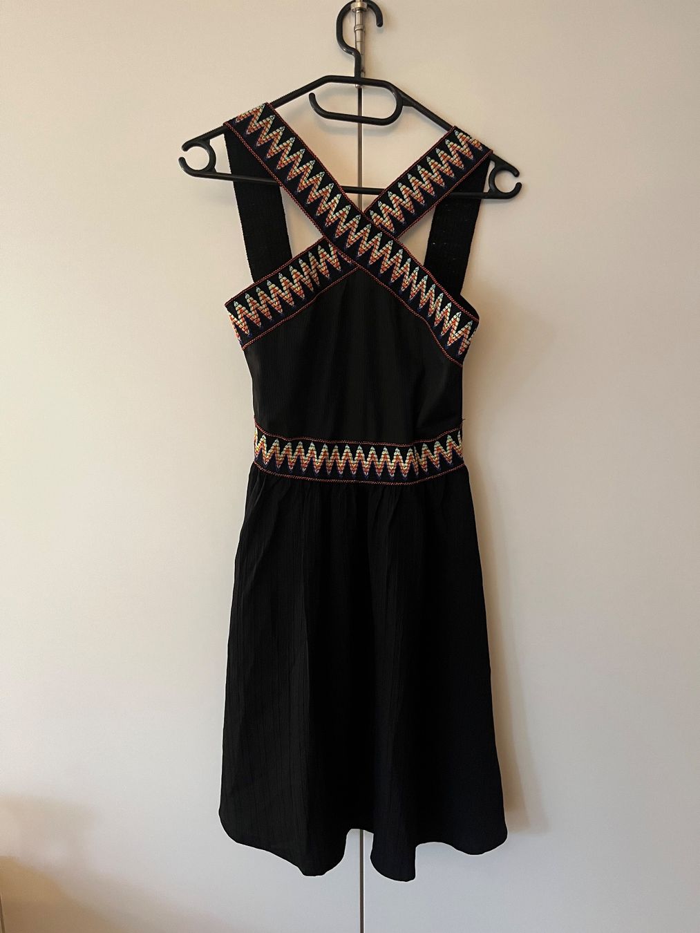 Vestiti: Boho Kleid Ethno schwarz A-Linie Stretch No Name – Usato da Gümligen venduto da blackberrys 2