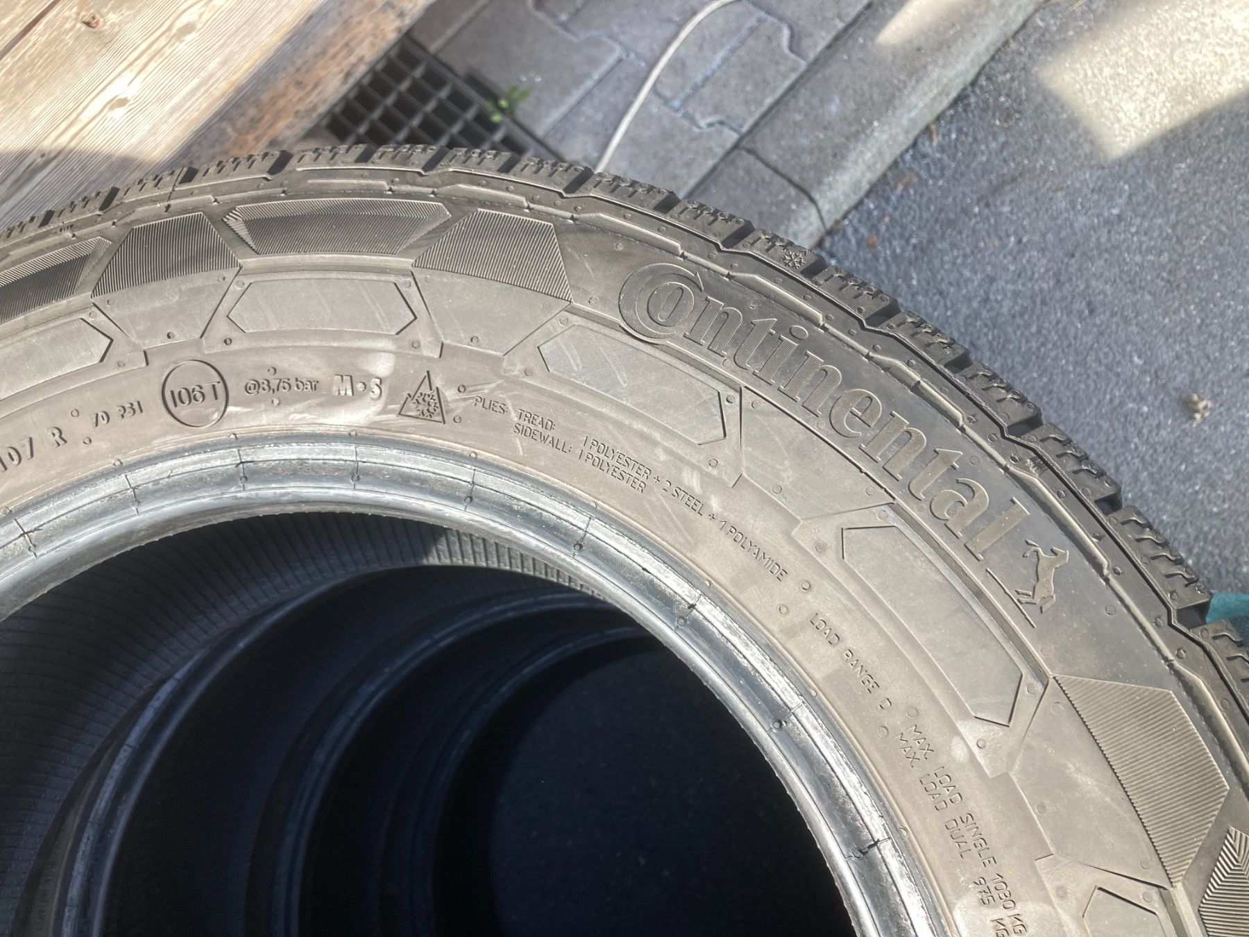 Continental Pneumatici & Ruote complete: 215/65R16 C Winterpneu Continental – Usato da Cham venduto da WB2223 4