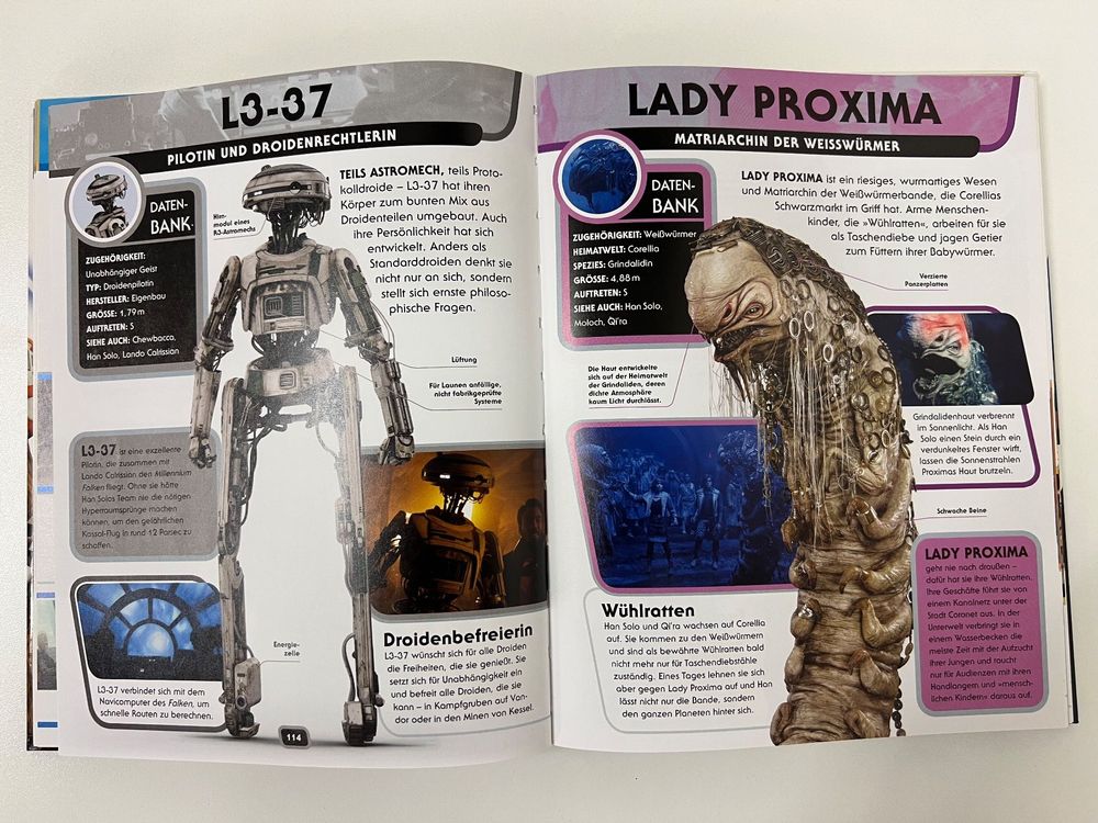 Star Wars Lexikon: Helden Schurken Droiden Top Zustand (Gebraucht