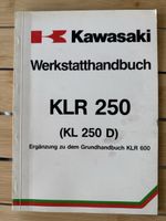 Kawasaki KLR 250 Werkstatthandbuch, KL 250 D, Ergänzung.