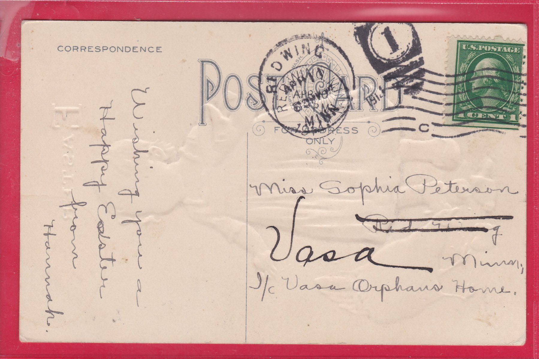 Cartoline postali: PRÄGEKARTE, EASTER JOYS – Usato da Oberrieden venduto da Gebirgsstelze 1