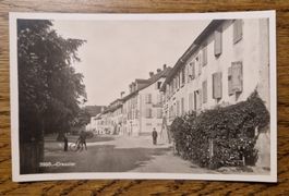 Cressier, Radfahrerduo, Société Grsphiqie Neuchâtel