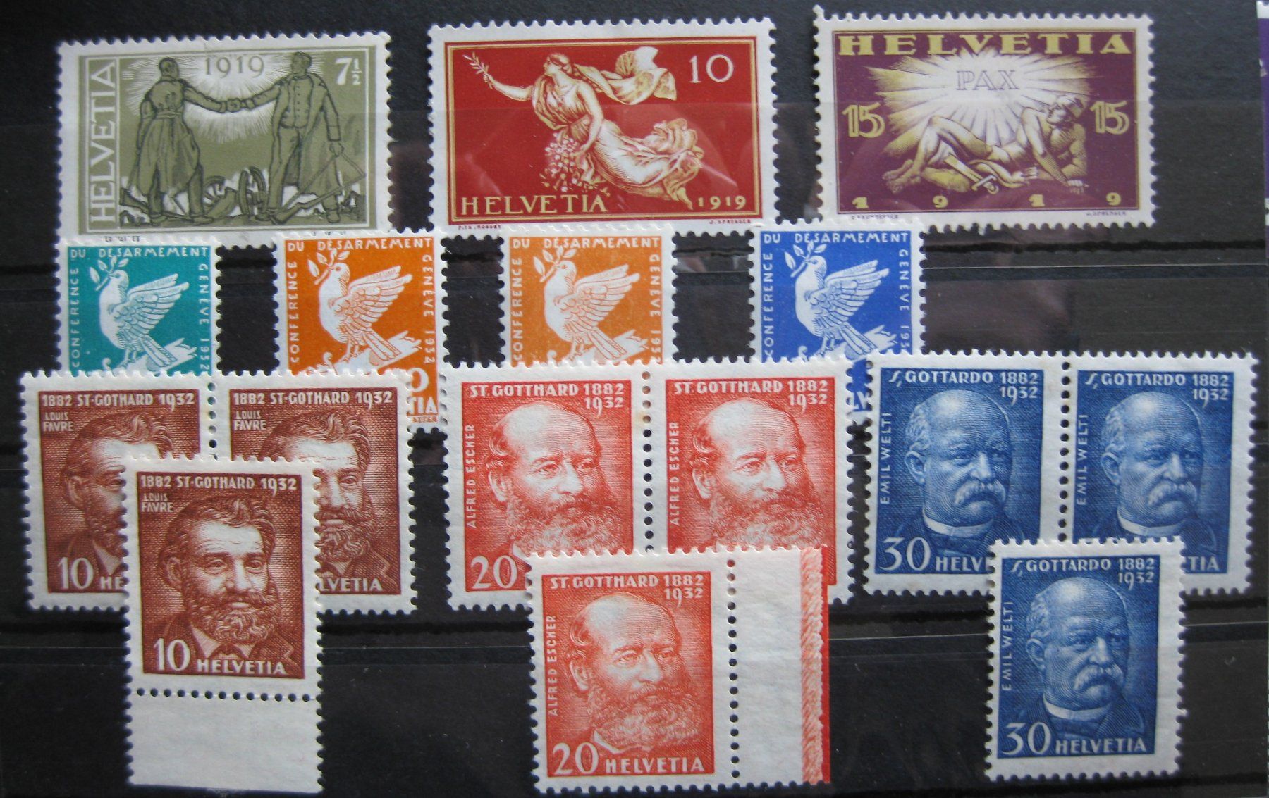 Tutti i francobolli: 1919 - 1932 Kleines Lot postfrisch / ungebraucht – Nuovo (secondo la descrizione) da Frauenfeld venduto da Interessent1