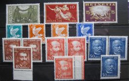 1919 - 1932 Kleines Lot postfrisch / ungebraucht