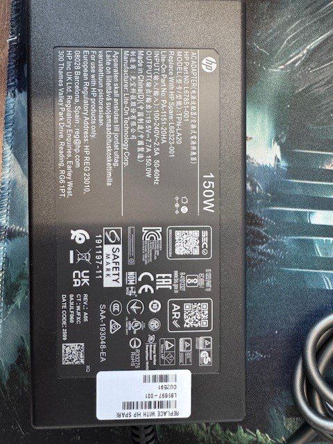 Hewlett Packard Unità & Adattatore: HP 150W Adapter PFC SMART – Nuovo (secondo la descrizione) da Gossau ZH venduto da OrderflowAG