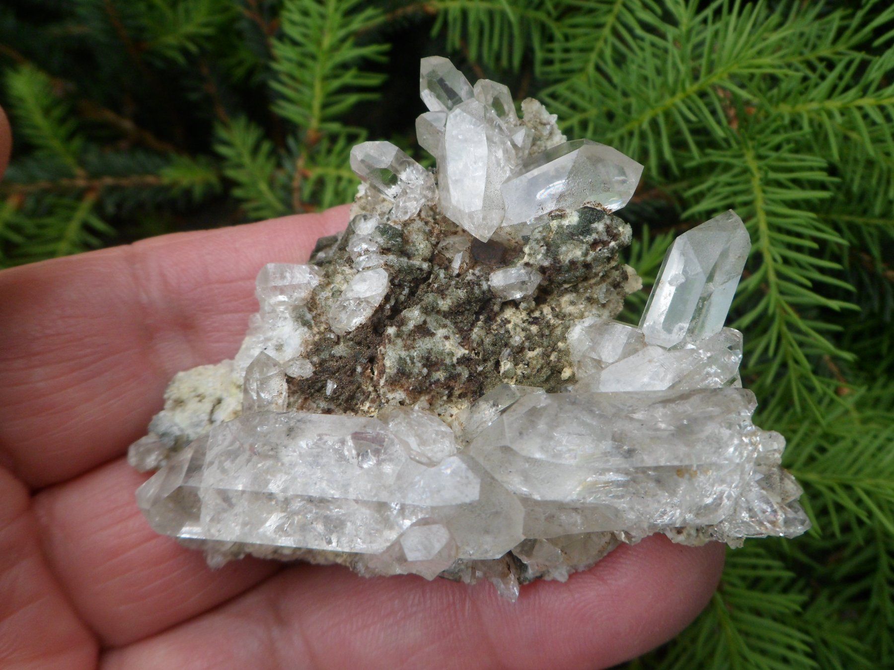 Mineralien & Heilsteine: Bergkristall Schweiz – Gebraucht aus Affoltern am Albis von Fossil60 5