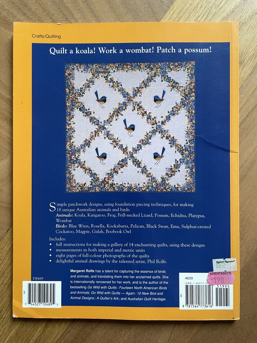 Bücher: Patchwork Buch Quilt a Koala Margaret Rolfe – Gebraucht aus Fribourg von Mymikrakra01 8