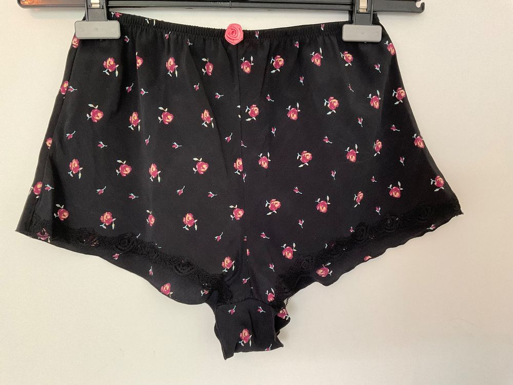 Lot De 2 Culottes Strings ROSY Taille 44/46 Noir - 100% Polyamide - Neuf Avec étiquettes