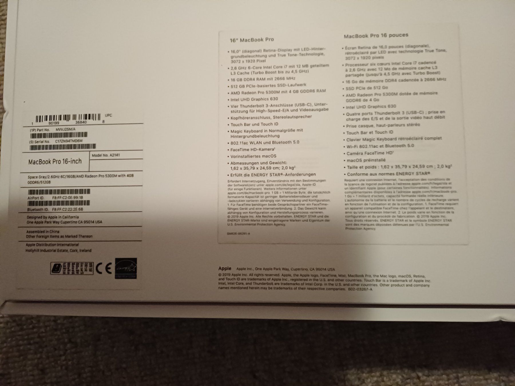 Apple Notebooks: MacBook Pro 16 Zoll Space Grey 512GB SSD – Gebraucht aus langenthal von ragusa178 2