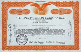 Sterling Precision Corporation - 1963