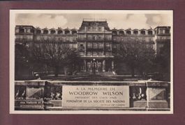 GENEVE - Palais des Nations - Plaque Wilson