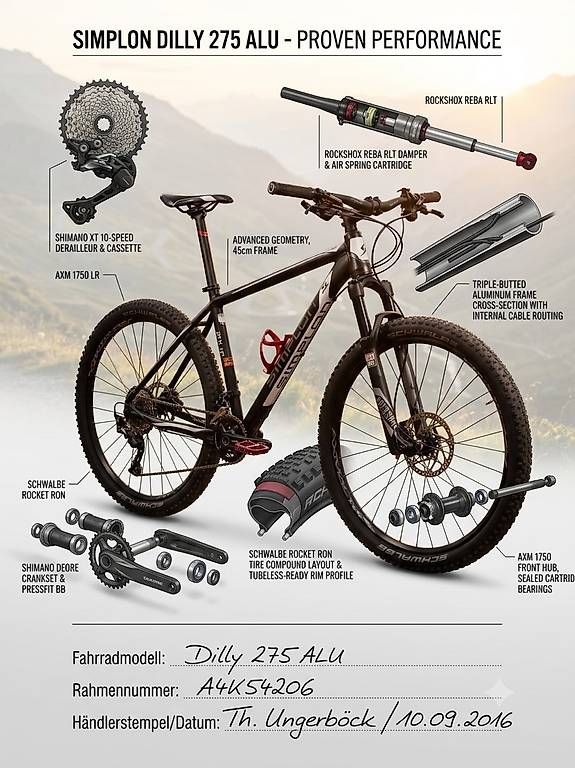Vélos: Simplon Dilly 275 ALU MTB – D'occasion à Affoltern am Albis par mat_vrk7 1