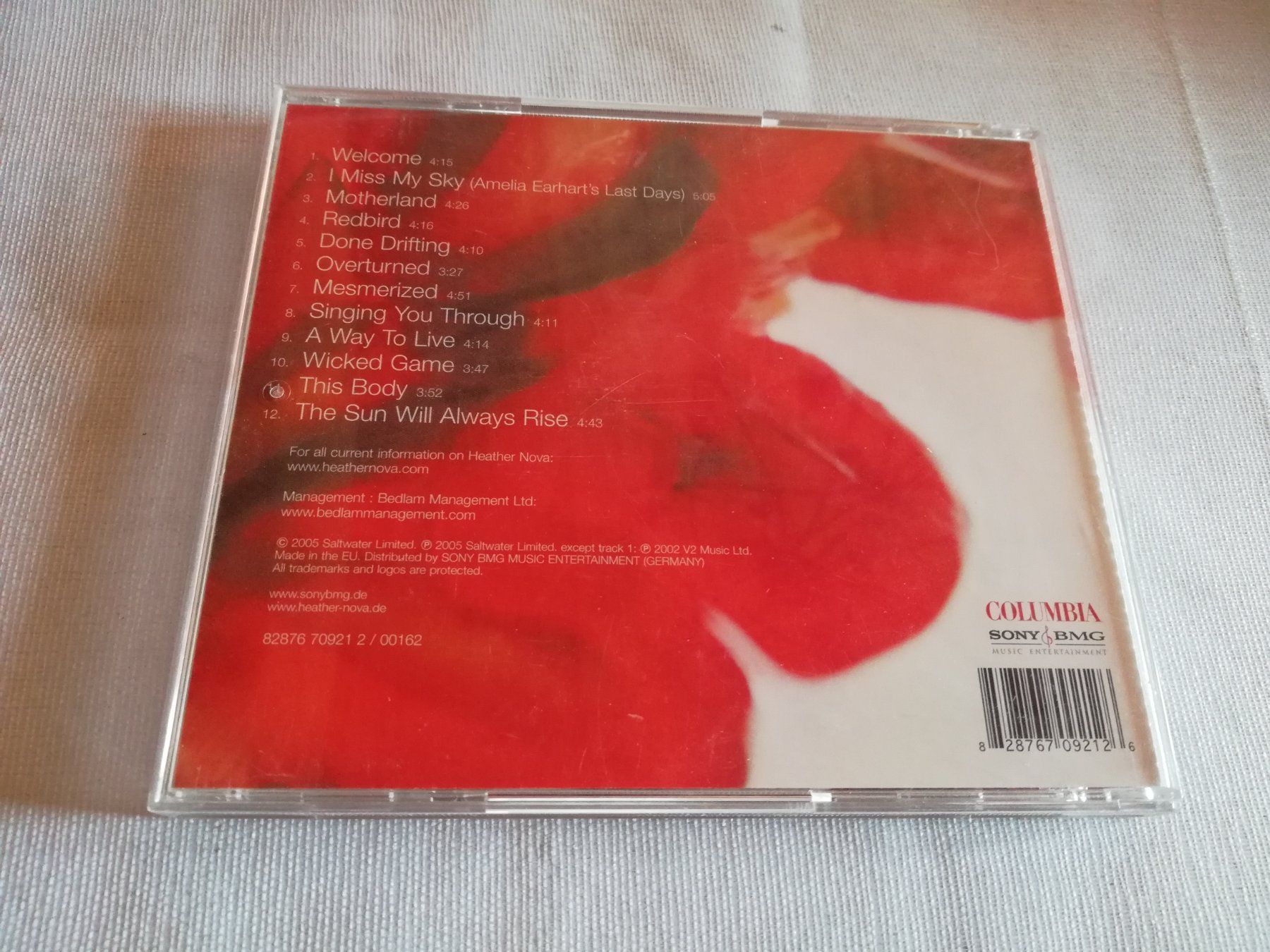 CDs: HEATHER NOVA - REDBIRD – Gebraucht aus Bern von Vinylsound.ch 1